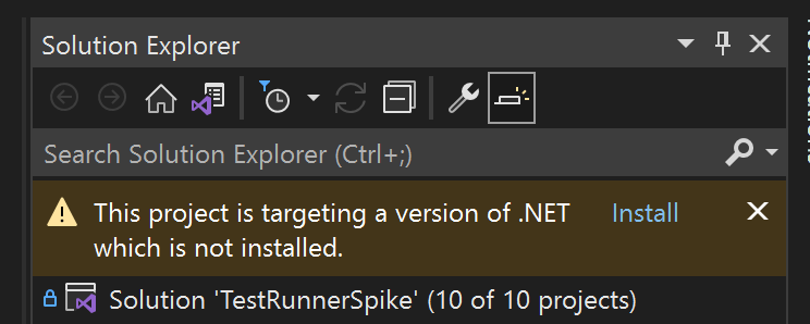 Visual Studio screenshot