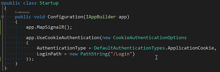 OWIN basic Startup configuration